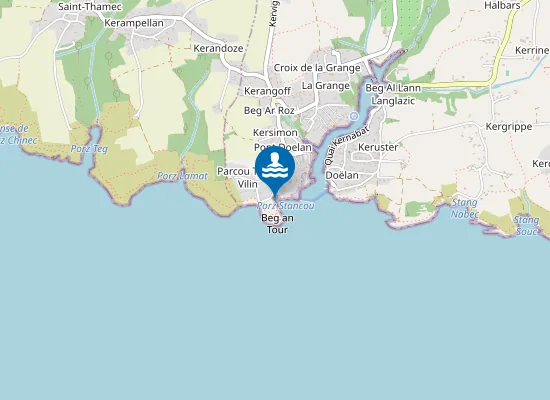 Map of Porz Stancou