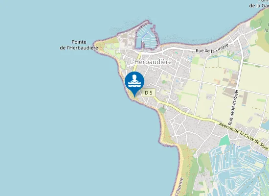 Map of Plage des Lutins