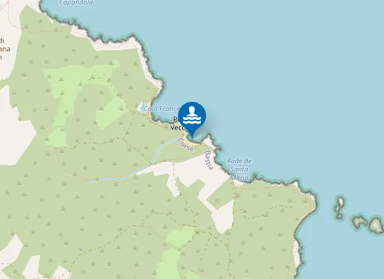 Map of Plage de Cala Genovese