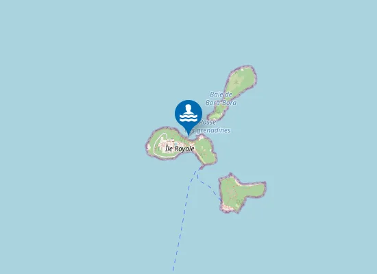 Map of Piscine des bagnards