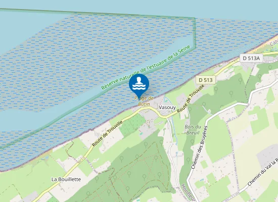 Map of Plage de Butin