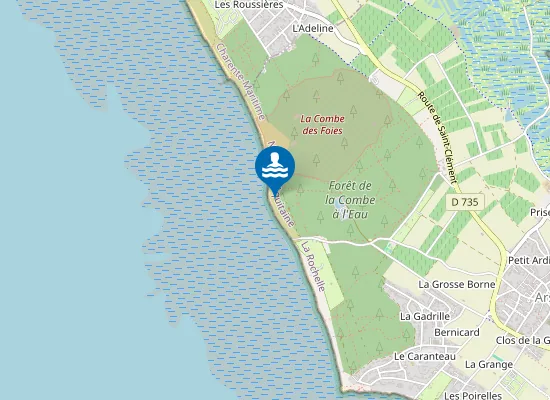 Map of Plage de Radia