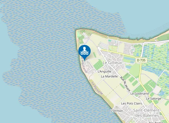 Map of Plage du Canot de Sauvetage