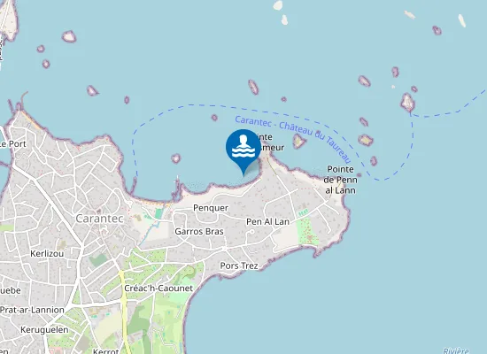 Map of Plage du Cosmeur