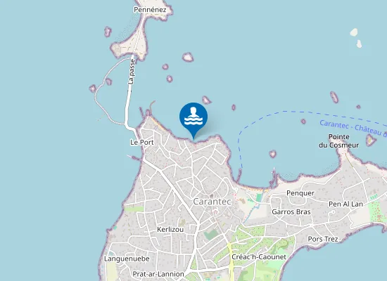 Map of La Plage de la Chaise du Curé