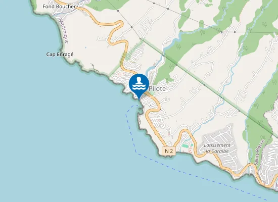 Map of Plage Case-Pilote