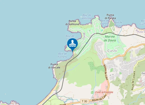 Map of Plage de Davia