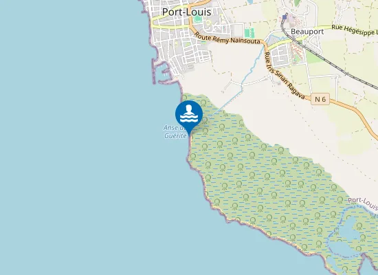 Map of Anse Gris Gris