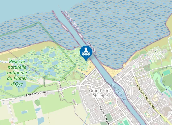 Map of Plage de Grand-Fort-Philippe