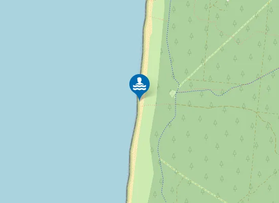 Map of Plage du Lion (Lacanau)