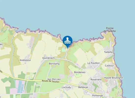 Map of Plage de Port Fouquet