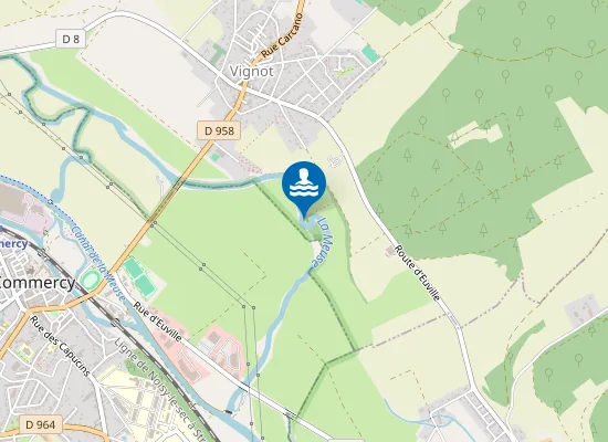 Map of Fosse bleue