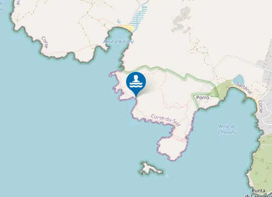 Map of Plage Emma