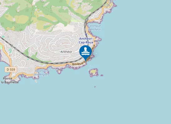 Map of Crique de l'Île des Vieilles