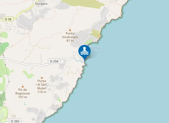 Map of Cara Longu