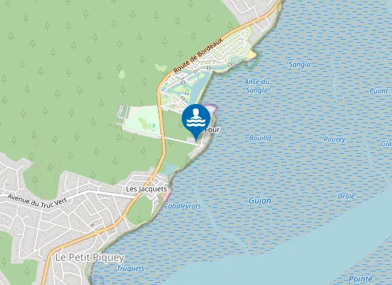 Map of Plage du Four