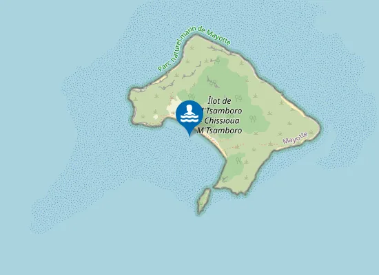 Map of Plage des pêcheurs - M'Tsanga Antakoudja
