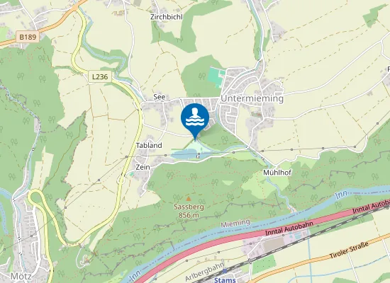 Map of MIEMINGER BADESEE, NORD-WEST