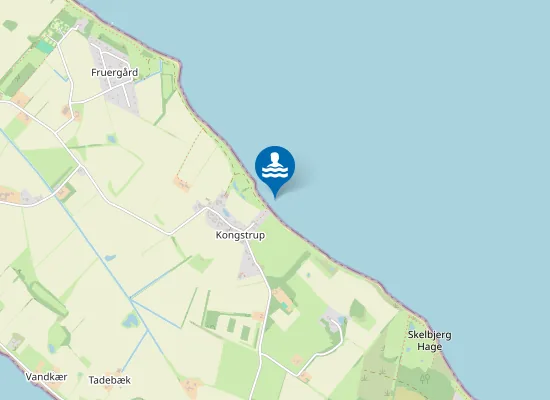 Map of KONGSTRUP STR.,SEJERØ