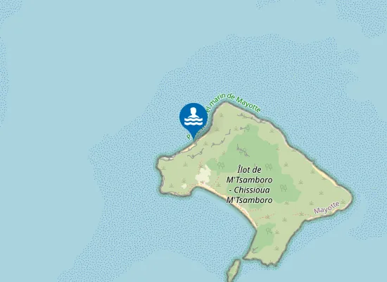 Map of Plage Safari - M'Tsanga Safari