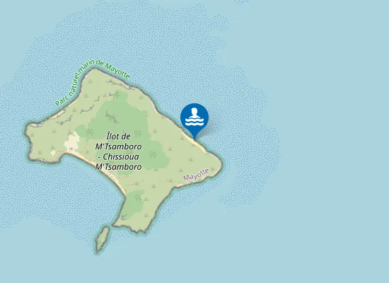Map of Plage Mlima - M'tsanga Mlima