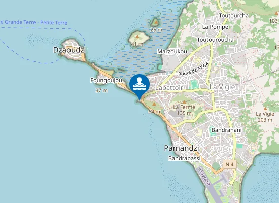 Map of Plage de Monaco