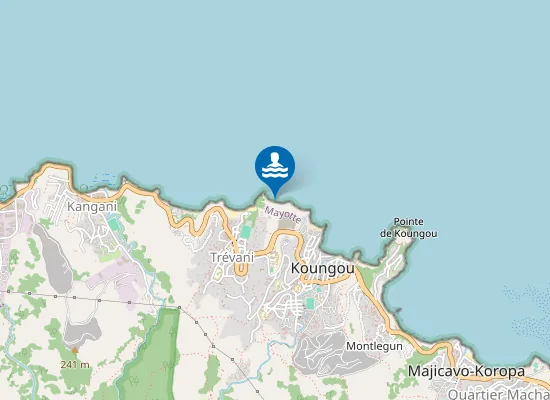 Map of Plage de Koungou