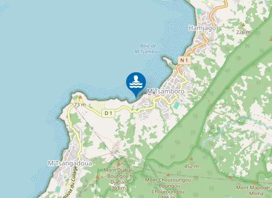 Map of Plage de Foumbouni - M'Tsanga Foumbouni