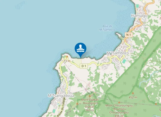 Map of Plage Tsoha - Fassgny an Tsoha