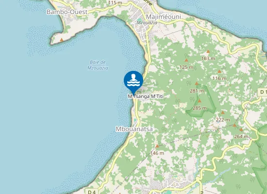 Map of Mtsanga Mtiti