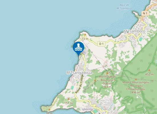 Map of Plage de Saïd Ali - Fassgny Saïd Ali