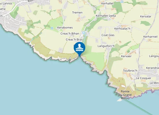 Map of Grève de Déolen