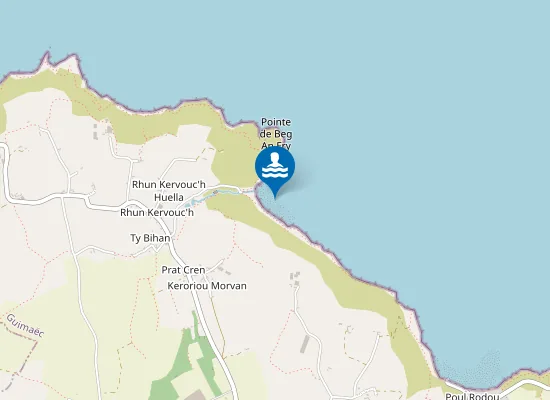 Map of Plage de Venizella