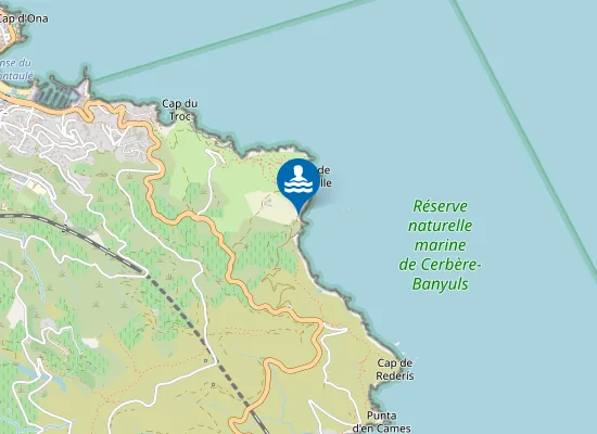 Map of Plage de Taillelauque