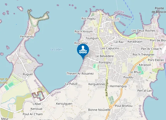 Map of Plage de Groa Rouz