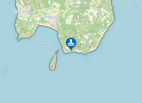 Map of Plage De Passi-Bé / Fassgny Passi-Bé