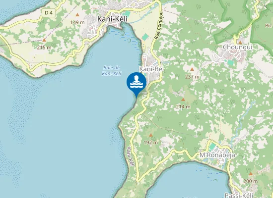 Map of M'Tsanga M'Titi