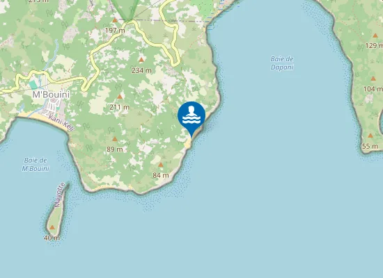 Map of Plage De Charifou / Fassgny Charifou