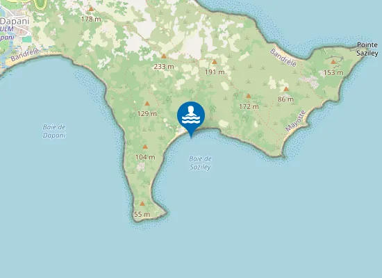 Map of Plage de Saziley - M'Tsanga Saziley