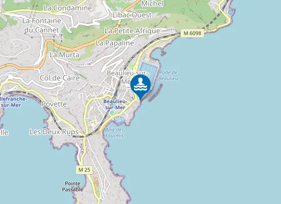 Map of Plage de la Réserve