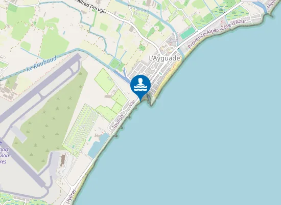 Map of Plage de la Marquise
