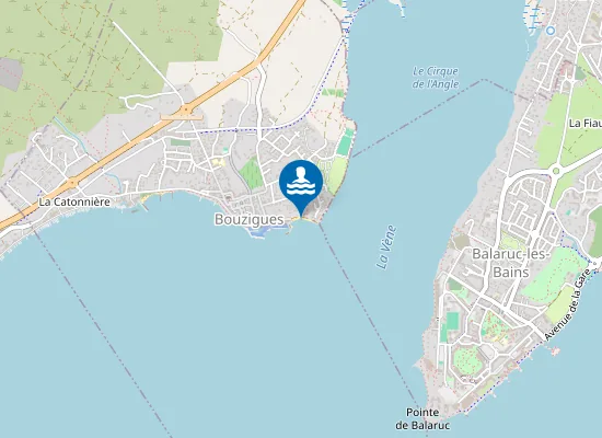 Map of Plage de la Pyramide