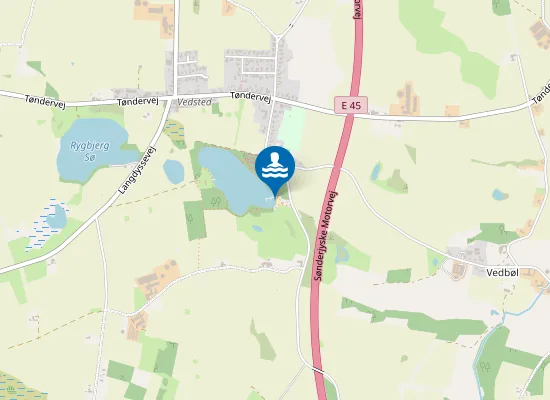 Map of VEDSTED SØ