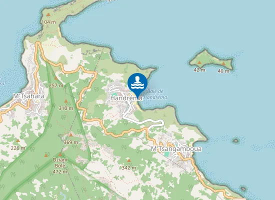 Map of Plage de Handréma - M'Tsanga Handréma