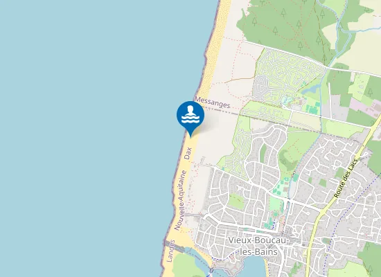 Map of Plage du Nord