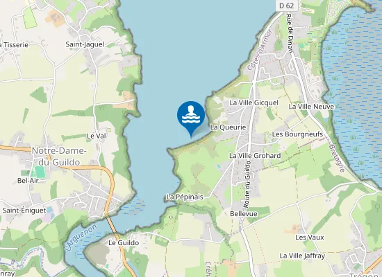 Map of Plage du Vauvert