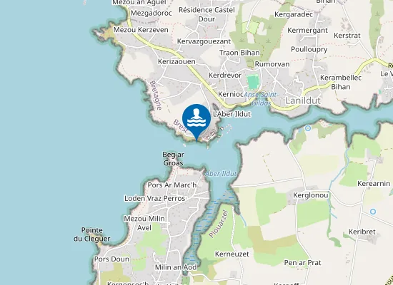 Map of Plage du Crapaud