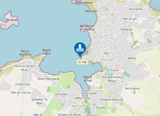 Map of Plage de Bar Al Lan