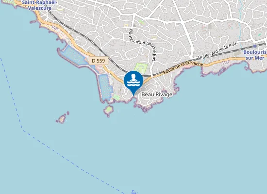 Map of Plage de Santa-Lucia