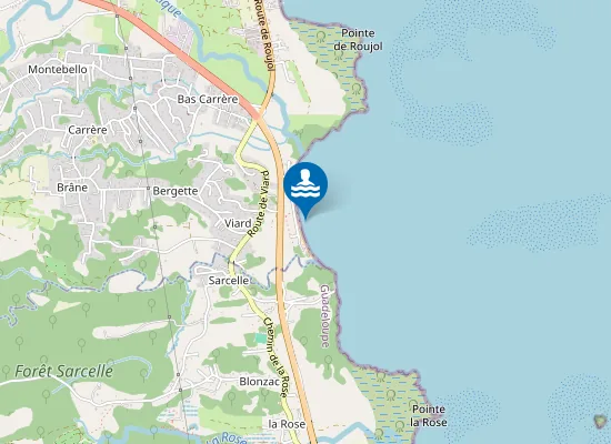Map of Plage de Viard
